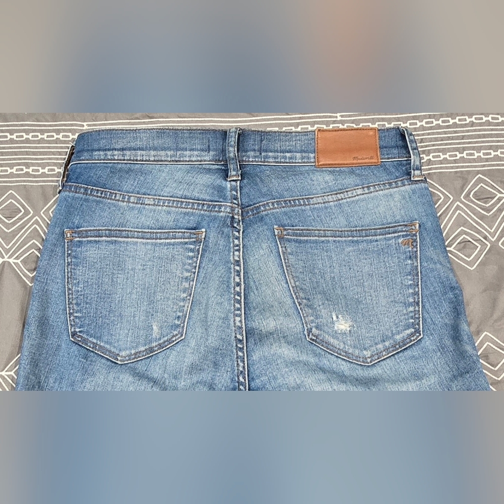 Madewell 9" High Rise Distressed Skinny Size 27 - Picture 4 of 9